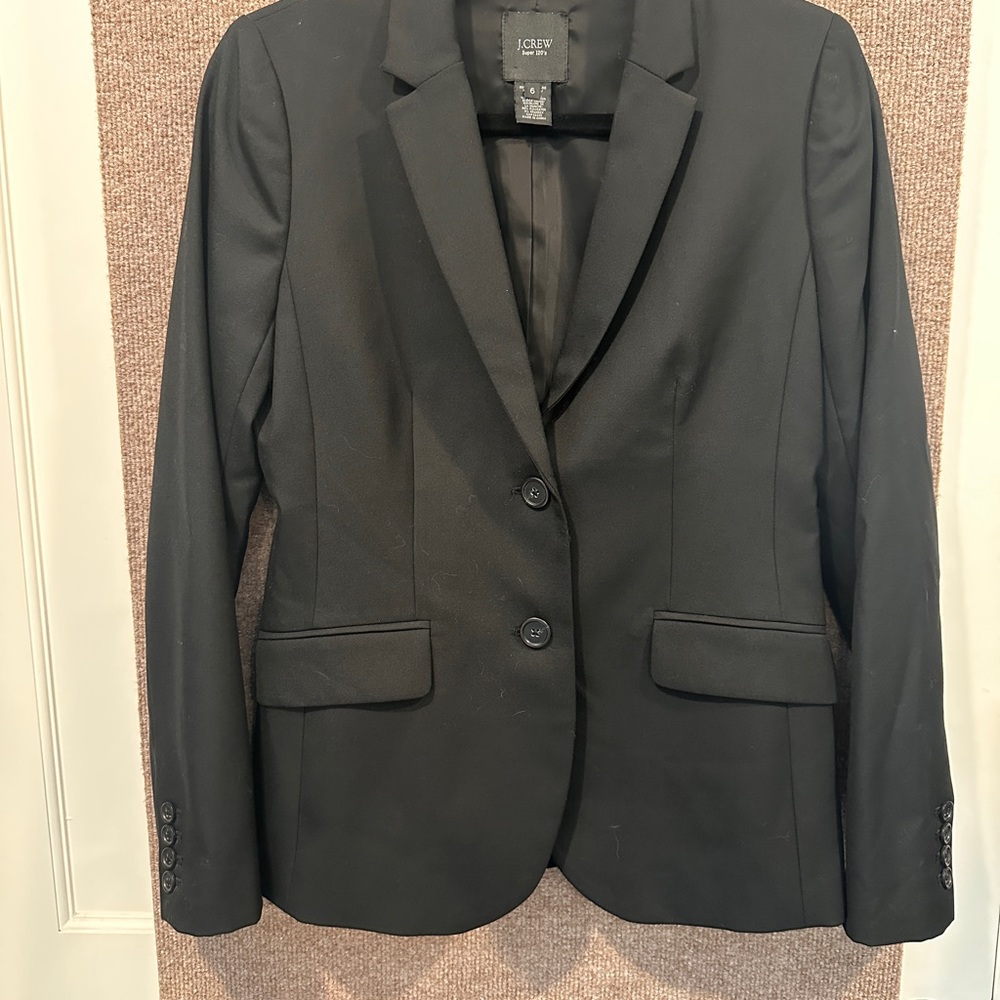 J. Crew Women's Elegant Black Blazer and Pants